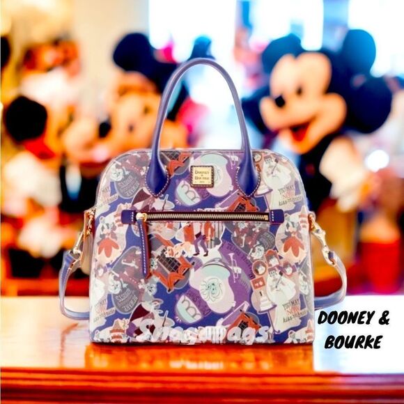 DOONEY & BOURKE DISNEY NWT HAUNTED MANSION SATCHEL BAG - Picture 1 of 15